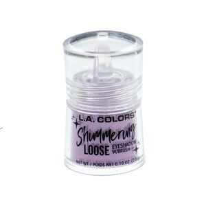 L.A. Colors Shimmering Loose Eyeshadow with Brush in Lavender
